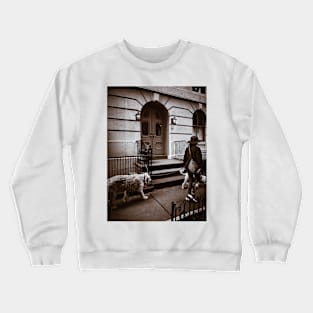 Brooklyn Heights Street Vintage New York City Crewneck Sweatshirt